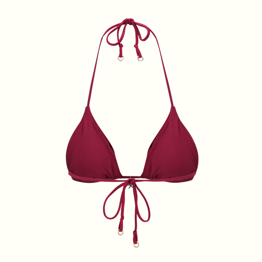ISLA MAGENTA - HALTER BIKINI TOP