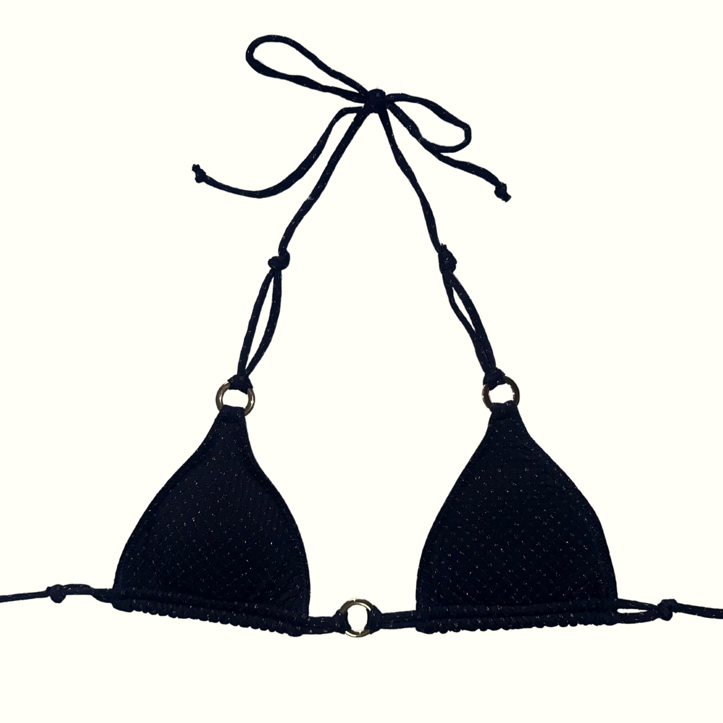 AURA MIDNIGHT - HALTER BIKINI TOP