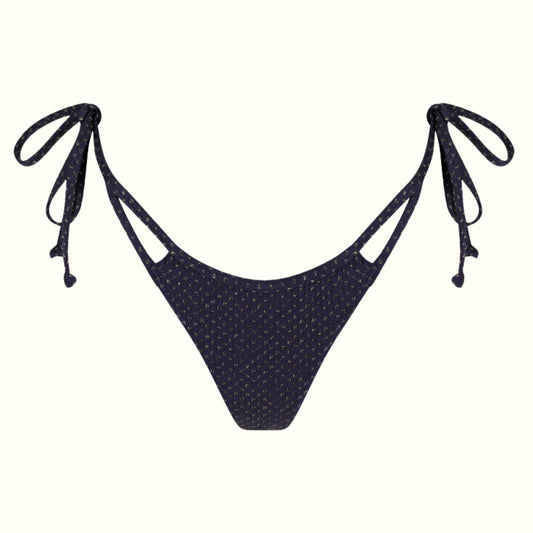 AURA MIDNIGHT - TIE SIDE BIKINI BOTTOMS