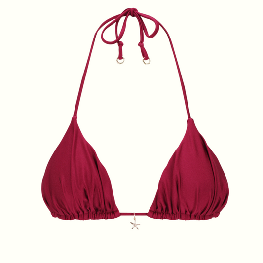 ISLA MAGENTA - HALTER BIKINI TOP